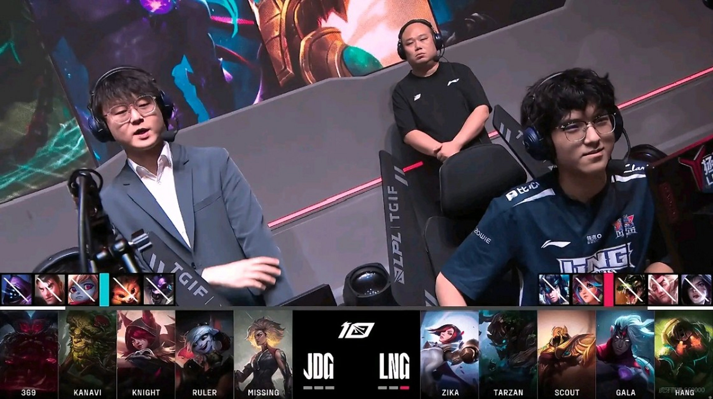 关于DRX血洗JDG，Tarzan统治全场的信息