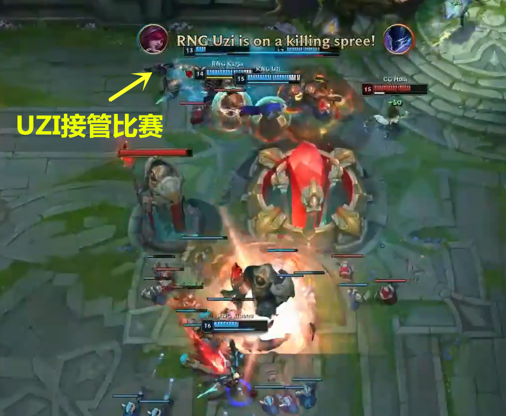 RNG强势G2，Huni关键制胜